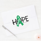 Mental Health Hope Classic Round Sticker (Envelope)