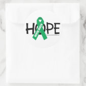 Mental Health Hope Classic Round Sticker (Bag)