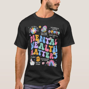 Mental Health Human Brain Illness Awareness T-Shirt