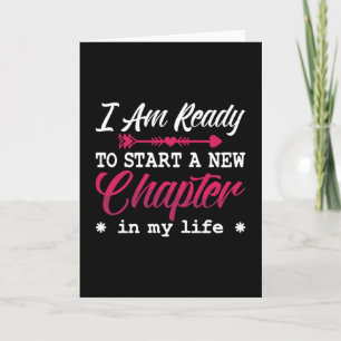 Mental Health I Am Ready To Start Chapter Anxiety Card