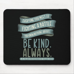 Mental Health Illness Awareness Month Depressed Pe Mouse Mat