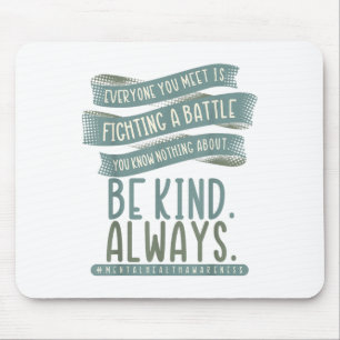 Mental Health Illness Awareness Month Depressed Pe Mouse Mat