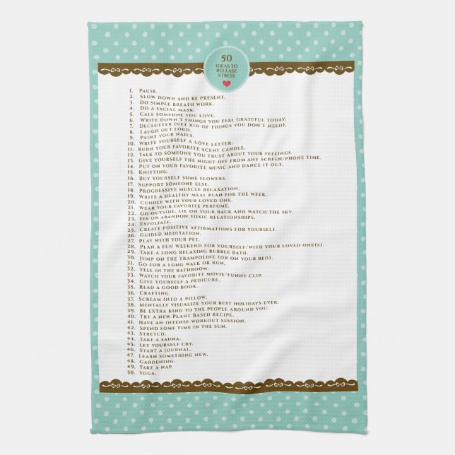 mental health inspirational towel (Vertical)