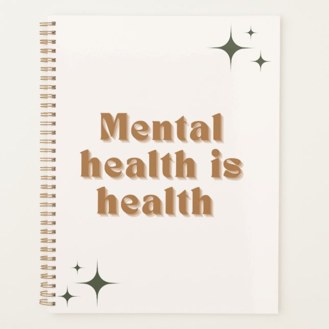 Mental Health is Health Planner (Front)