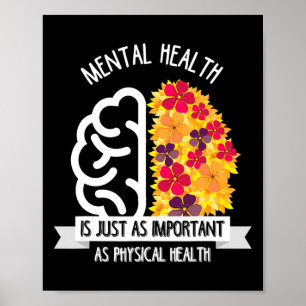 Mental Health Is Just As Important As Physical Hea Poster
