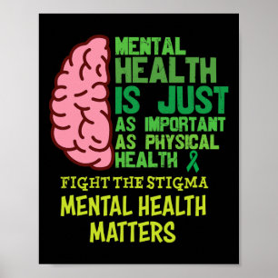 Mental Health Is Just As Important As Physical Men Poster