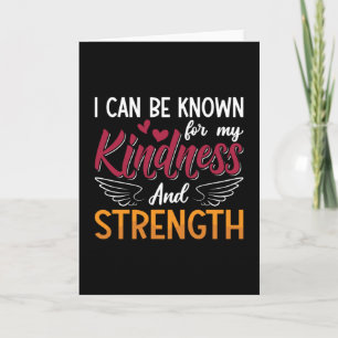 Mental Health Kindness And Strength Anxie Anxiety Card