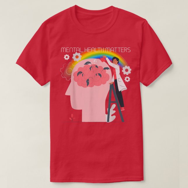 Mental Health Lgbtq4486 1990  T-Shirt (Design Front)