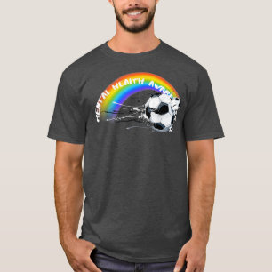 Mental Health Lgbtq Pride Soccer 4458 2039 T-Shirt