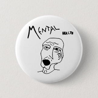 Mental Health Logo 6 Cm Round Badge