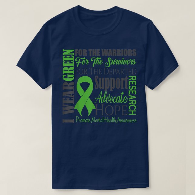 Mental Health Matters Awareness4634 2137  T-Shirt (Design Front)