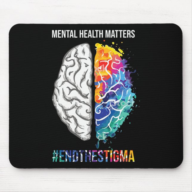 Mental Health Matters Awareness Month Costume  Mouse Mat (Front)