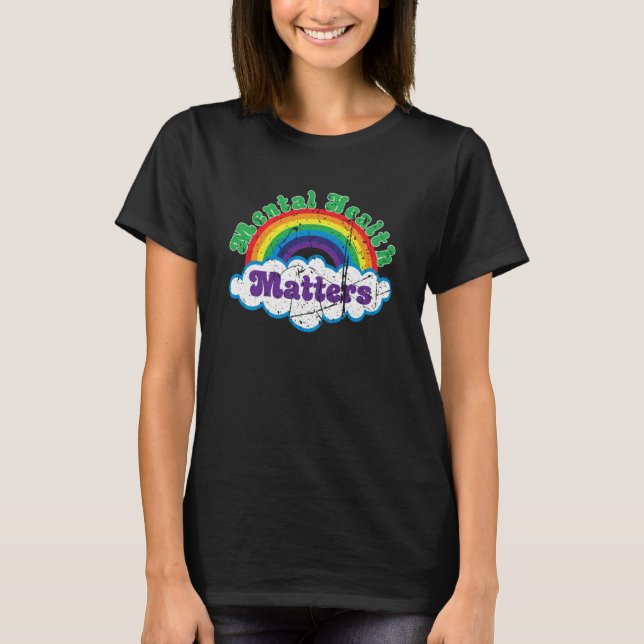 Mental Health Matters Awareness Women Men Adults S T-Shirt (Front)