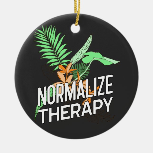 Mental Health Matters Ceramic Tree Decoration (Front)