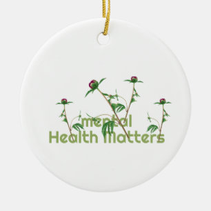 Mental Health Matters Ceramic Tree Decoration