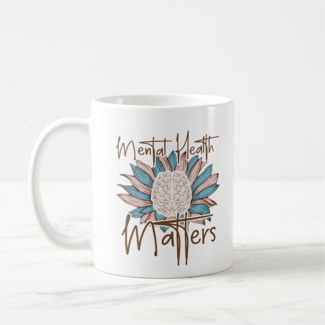 Mental health matters  coffee mug (Left)
