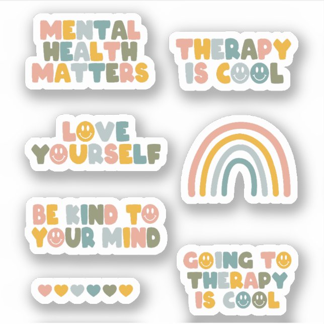 Mental Health Matters, Cute Mental Health Pack (Front)