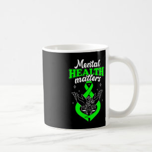 Mental Health Matters Flowers Awareness Women Coffee Mug