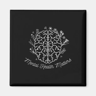 Mental Health Matters Gift Human Brain Illness Awa Magnet