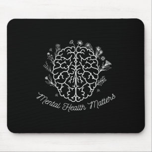 Mental Health Matters Gift Human Brain Illness Awa Mouse Mat