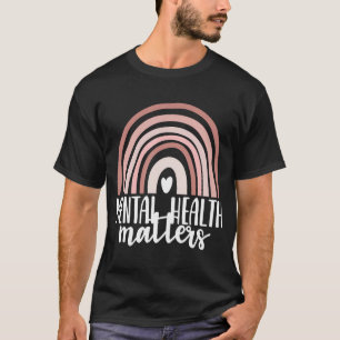 Mental Health Matters Gift Human Brain Illness Awa T-Shirt