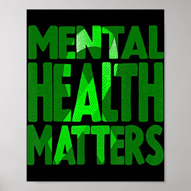 Mental Health Matters May is Mental Health Awarene Poster (Front)