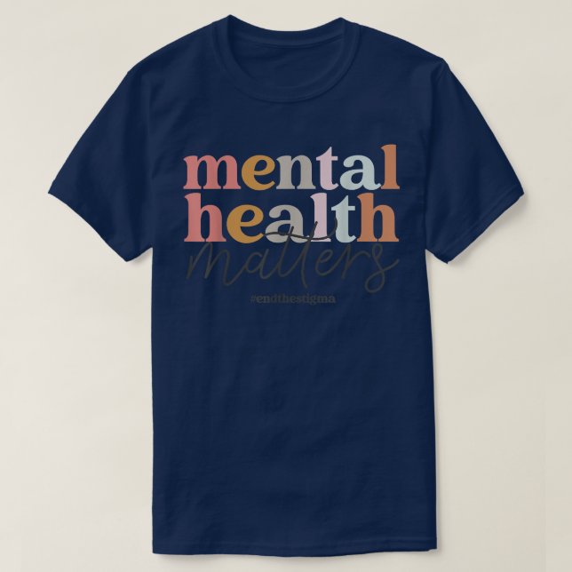 Mental Health Matters Mental Health Awareness 4947 T-Shirt (Design Front)