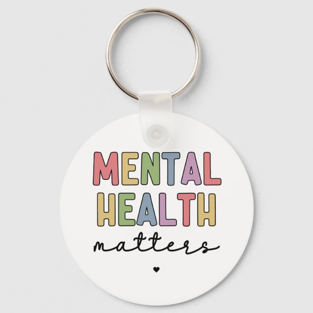 Mental Health Matters | Mental Health Awareness Key Ring (Front)