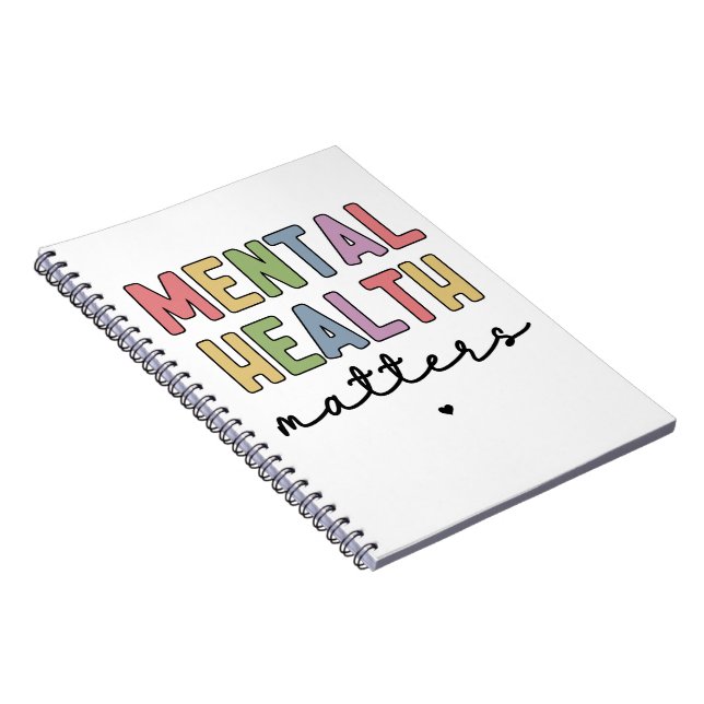 Mental Health Matters | Mental Health Awareness Notebook (Right Side)