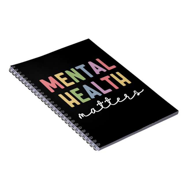 Mental Health Matters | Mental Health Awareness Notebook (Right Side)