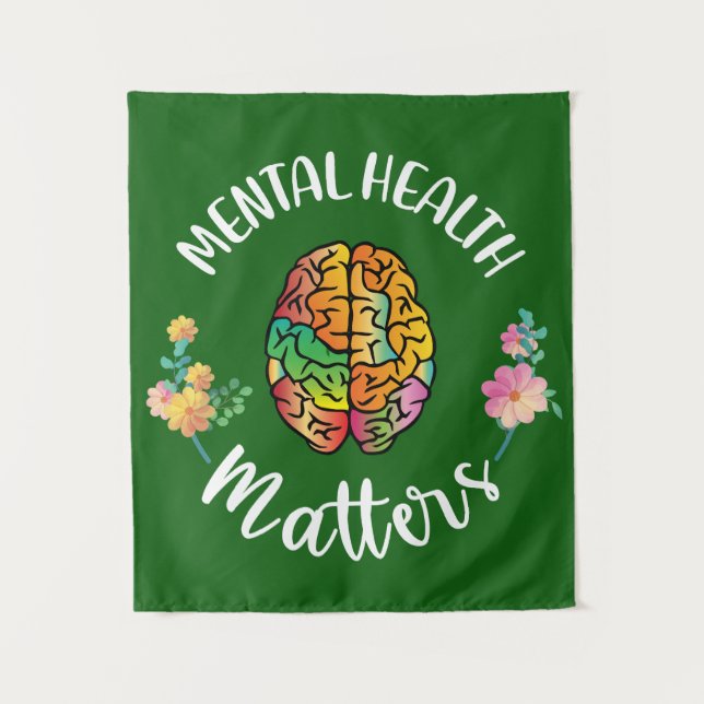 Mental Health Matters | Mental Health Awareness Tapestry (Front)