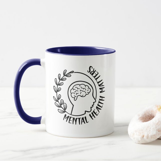 Mental health matters mug (With Donut)