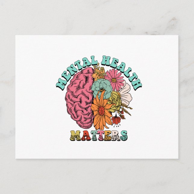 Mental Health Matters Place Card Holder T-Shirt To (Front)