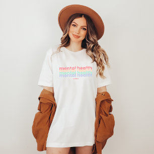 Mental Health Matters Poppins Pastel Rainbow T-Shirt