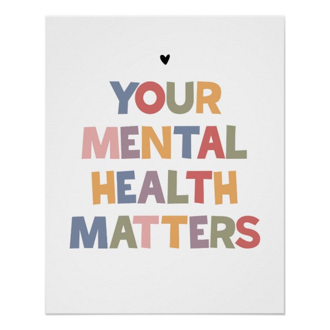 Mental Health Matters Poster (Front)