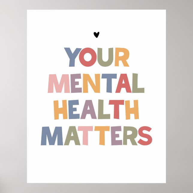 Mental Health Matters Poster (Front)