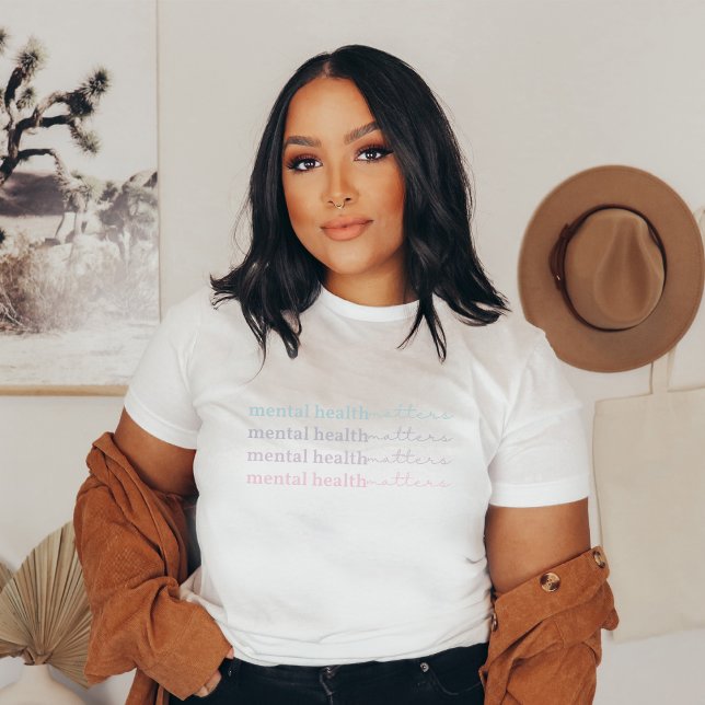 Mental Health Matters | Quote IV French Grey T-Shirt (Mental Health Matters shirt | Quote IV French Grey | Aesthetic t-shirt)