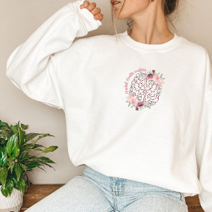 Mental Health Matters   Rosa Mind Side   Aesthetic Sweatshirt
