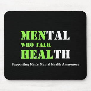 Mental Health MEN WHO TALK HEAL Personalised Mouse Mat