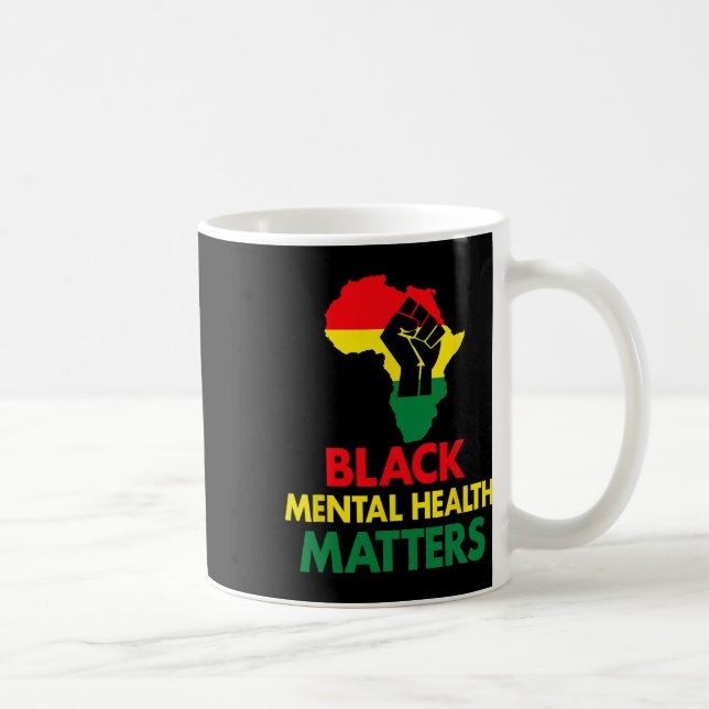 Mental Health Mental Health Autism Awareness  Coffee Mug (Right)