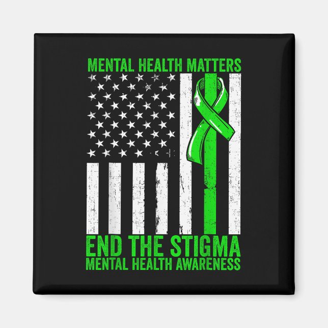 Mental Health Mental Health Awareness End The Stig Magnet (Front)