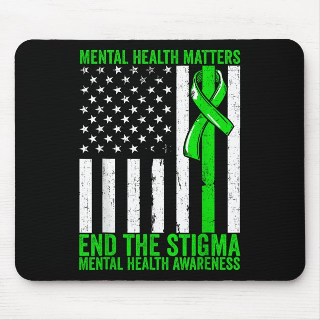 Mental Health Mental Health Awareness End The Stig Mouse Mat (Front)