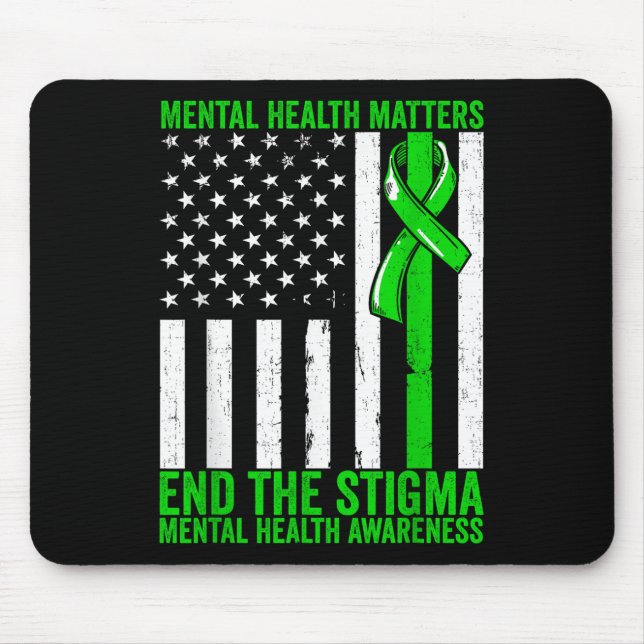 Mental Health Mental Health Awareness End The Stig Mouse Mat (Front)