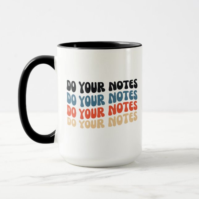 Mental Health Mug Do Your Notes Funny Mental Healt (Left)