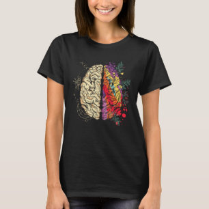 Mental Health Neurologist Neurology Colourful Huma T-Shirt