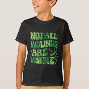 Mental Health Not All Wounds Visible Mental Health T-Shirt
