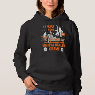 Mental Health Nurse Boo Boo Crew Nursing Halloween Hoodie
