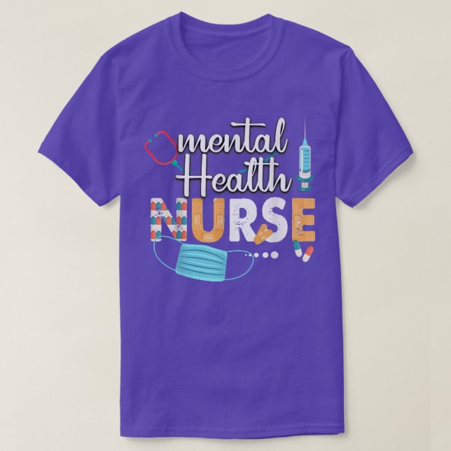 Mental Health Nurse Cute Nurses Week 2022 Apprecia T-Shirt (Design Front)