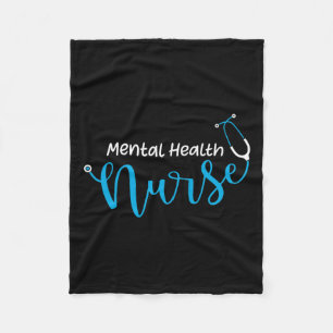 Mental Health Nurse  Fleece Blanket