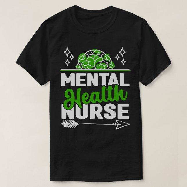 Mental Health Nurse Nurses Nursing Rn5141 2359  T-Shirt (Design Front)